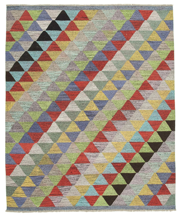 8' 4'' x 10' 1'' Handwoven Turkish Kilim Rug
