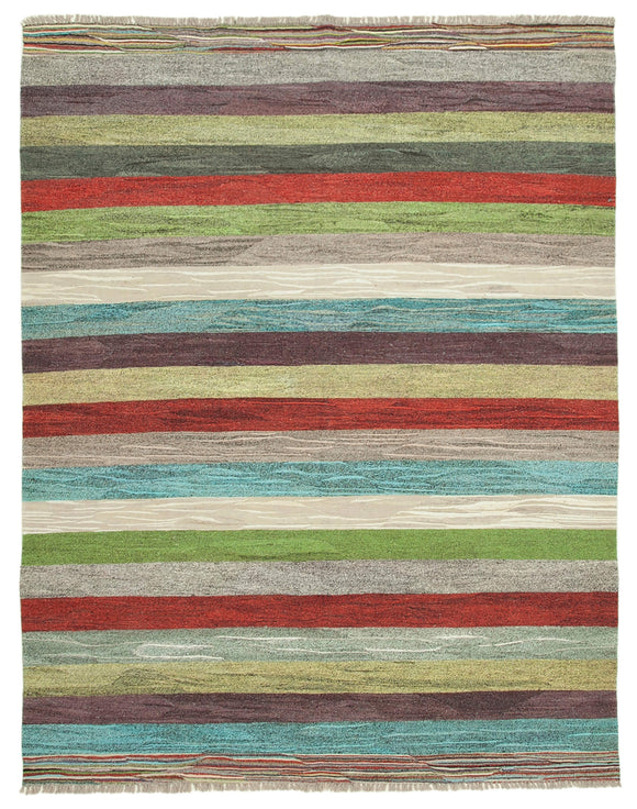 8' 6'' x 10' 10'' Handwoven Turkish Kilim Rug