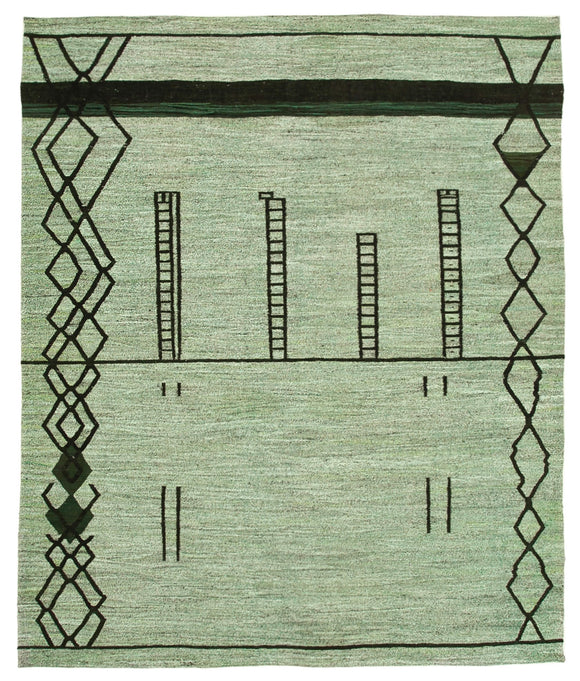8' 4'' x 10' 10'' Handwoven Turkish Kilim Rug
