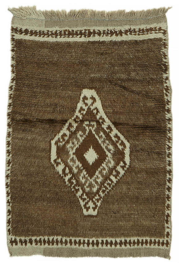 3' 5'' x 5' 5'' Vintage Tulu Rug