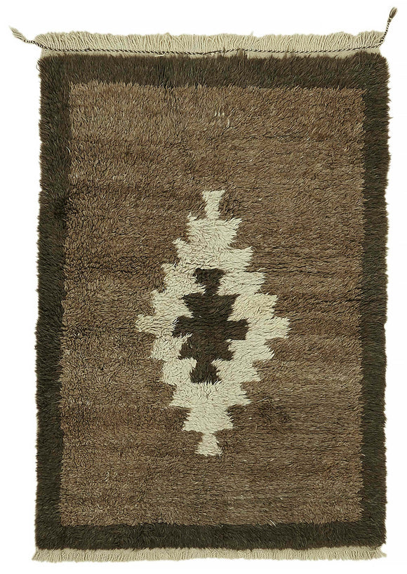 4' 4'' x 6' 5'' Vintage Tulu Rug