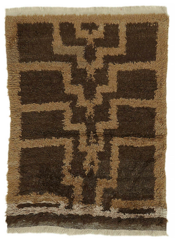 3' 5'' x 4' 9'' Vintage Tulu Rug