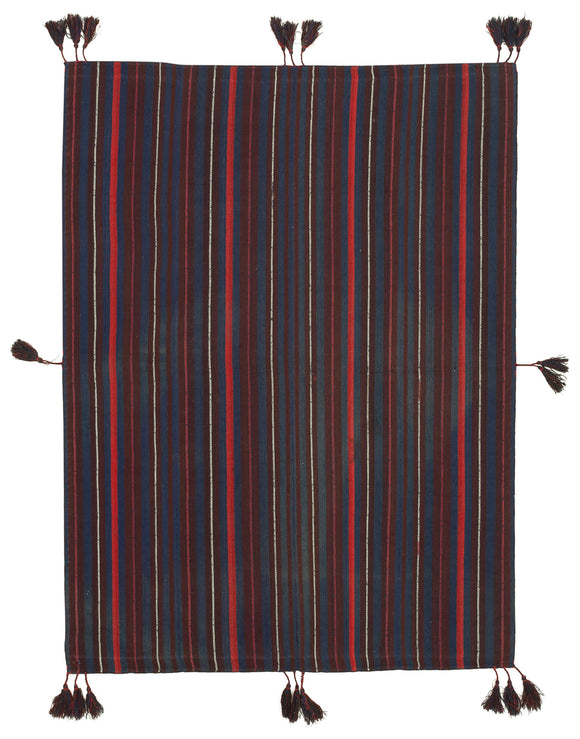 5' 1'' x 6' 11'' Turkish Handwoven Kilim Rug