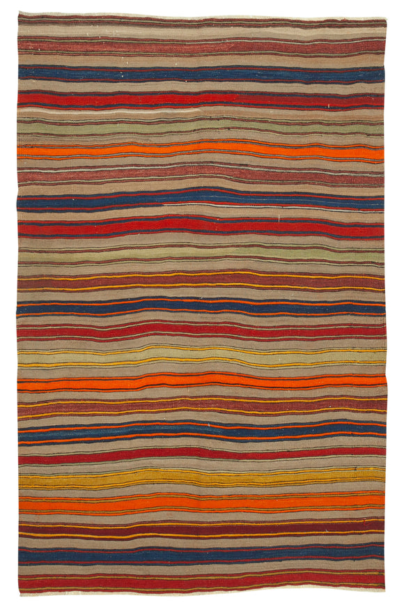 5' 4'' x 8' 3'' Turkish Handwoven Kilim Rug