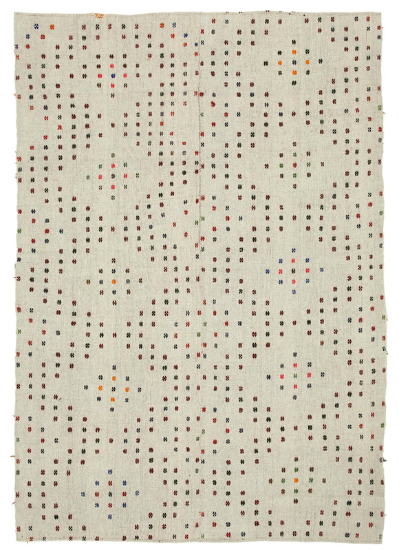 7' 6'' x 10' 8'' Turkish Handwoven Kilim Rug