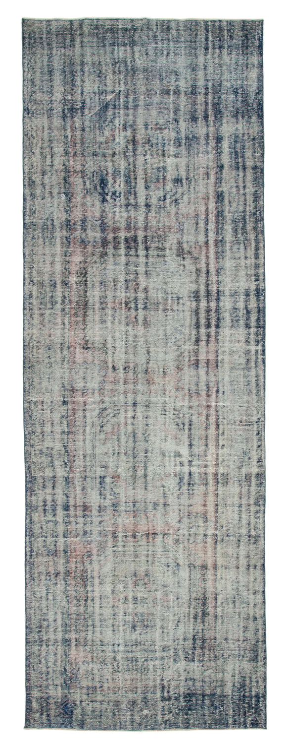 4' 7'' x 13' 6'' Turkish Hand-Knotted Runner Rug
