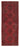 4' 9'' x 12' 6'' Turkish Hand-Knotted Runner Rug