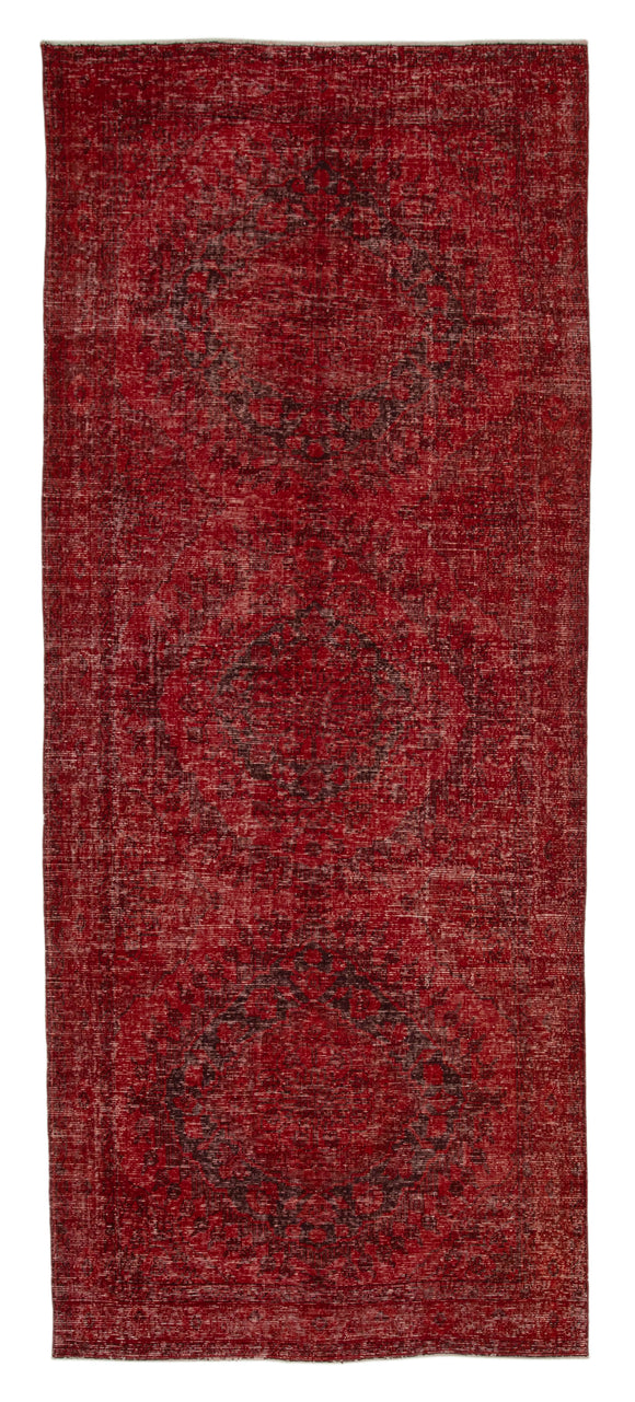 4' 11'' x 11' 10'' Turkish Hand-Knotted Runner Rug