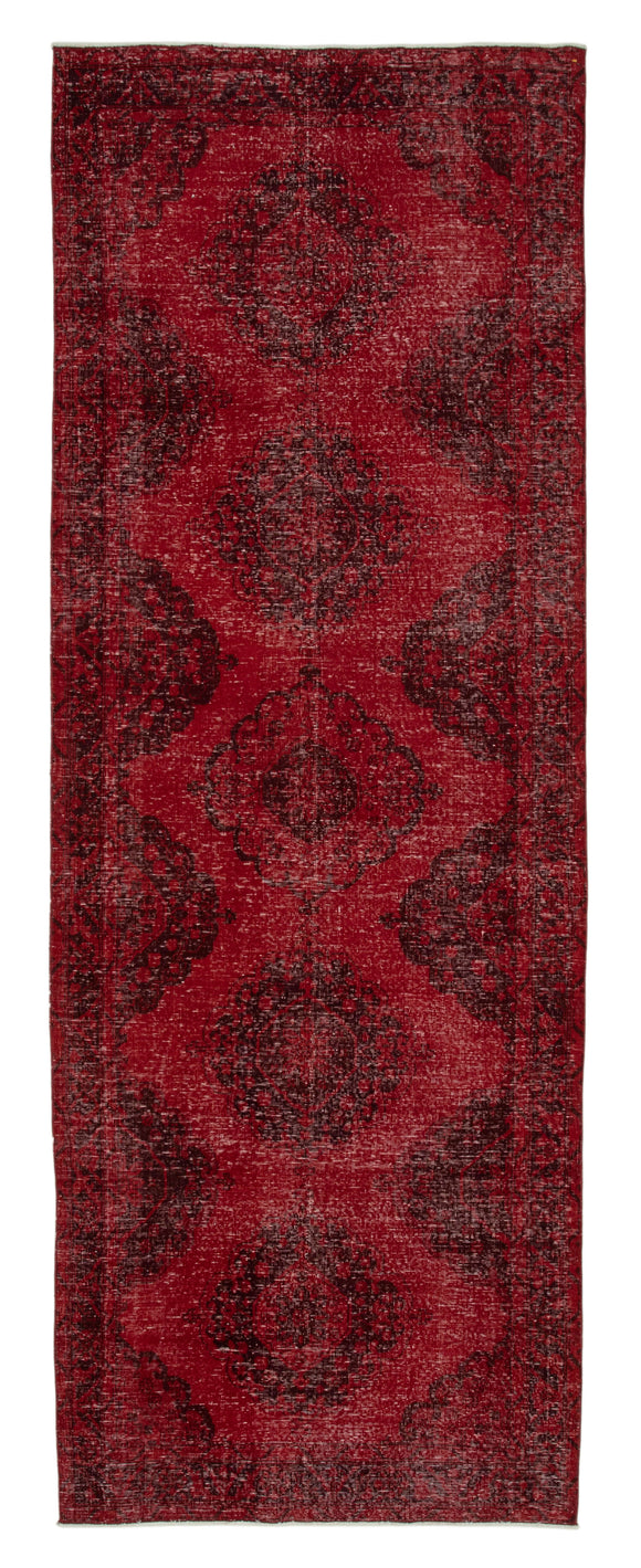 4' 8'' x 12' 10'' Turkish Hand-Knotted Runner Rug