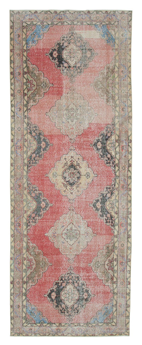 4' 9'' x 12' 10'' Turkish Hand-Knotted Runner Rug