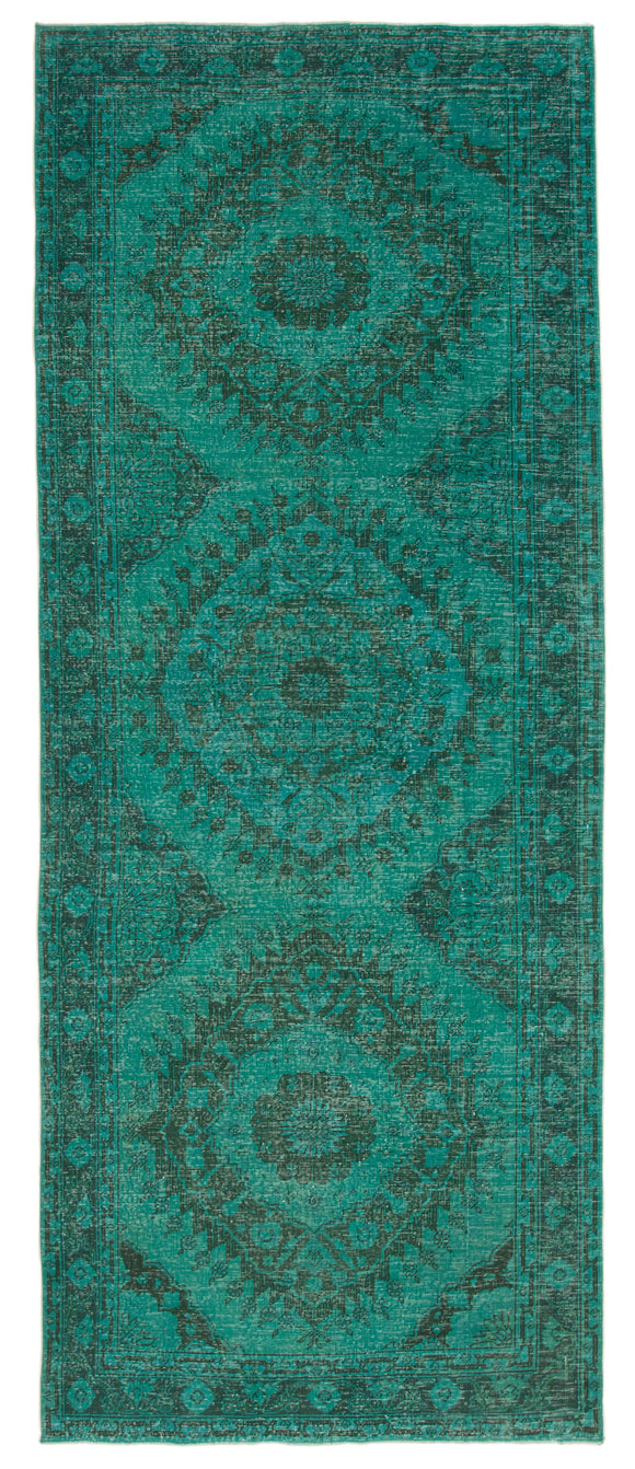 4' 10'' x 12' Turkish Hand-Knotted Runner Rug