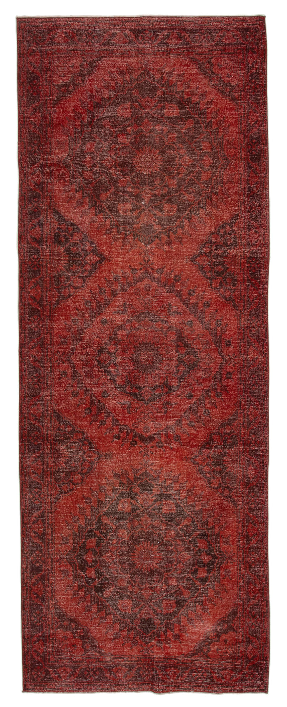 4' 8'' x 12' 8'' Turkish Hand-Knotted Runner Rug