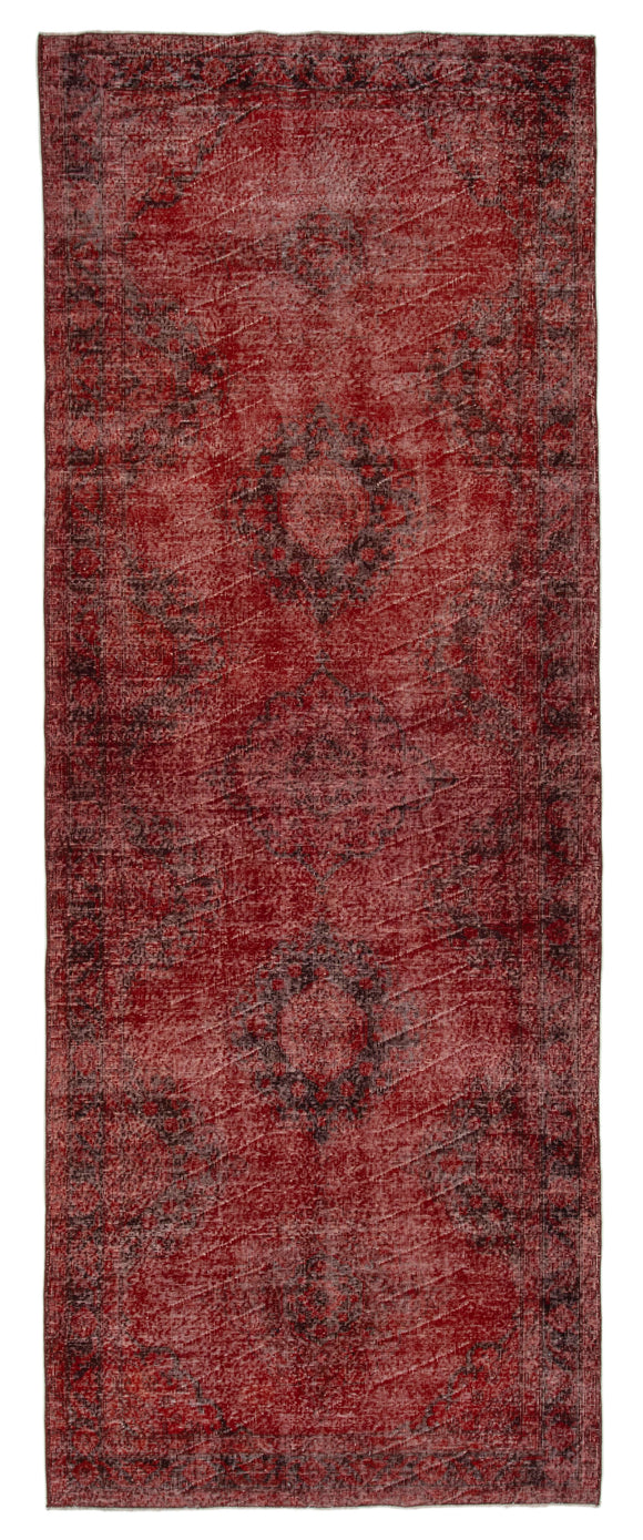 4' 9'' x 12' 10'' Turkish Hand-Knotted Runner Rug