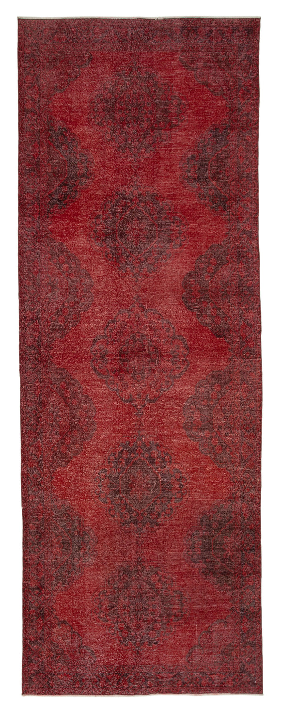 4' 7'' x 13' 1'' Turkish Hand-Knotted Runner Rug