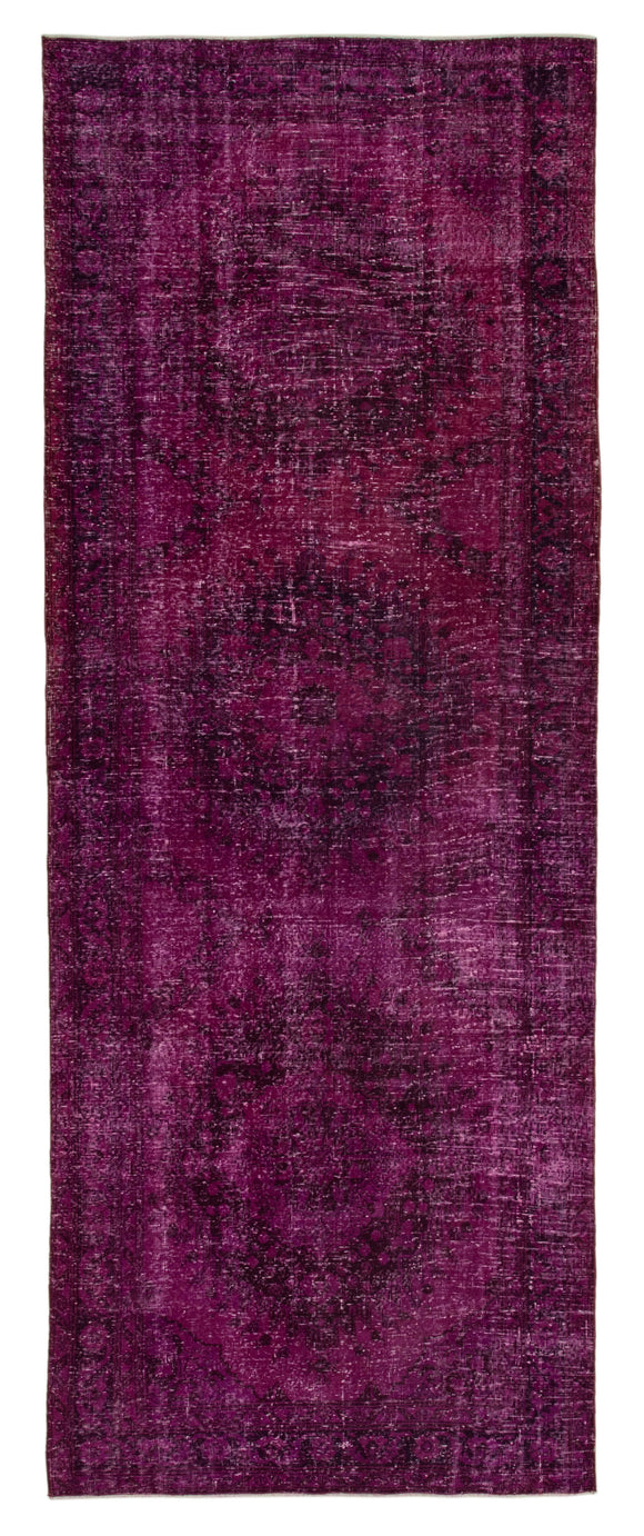 4' 8'' x 12' 8'' Turkish Hand-Knotted Runner Rug