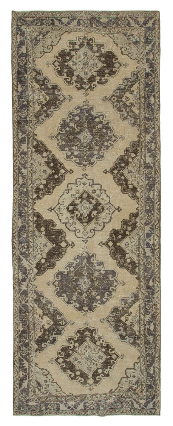 4' 9'' x 13' 3'' Turkish Hand-Knotted Runner Rug