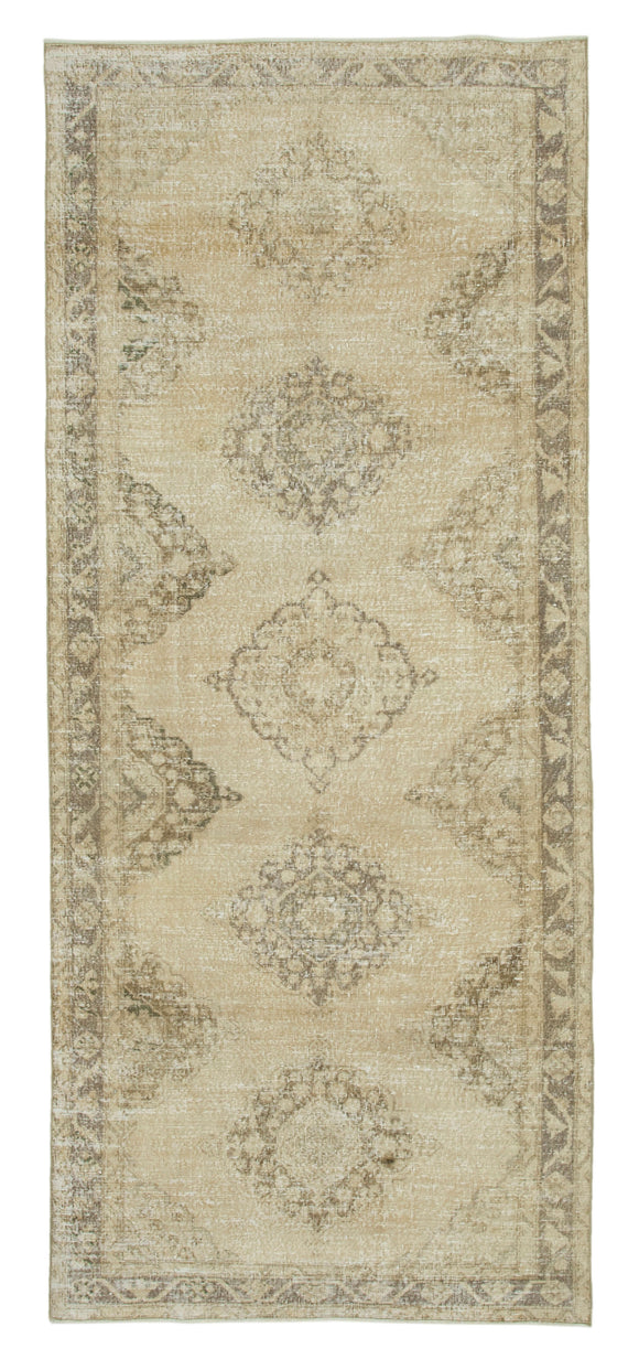 4' 9'' x 11' 3'' Turkish Hand-Knotted Runner Rug