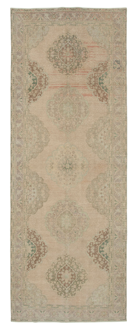4' 9'' x 12' 11'' Turkish Hand-Knotted Runner Rug