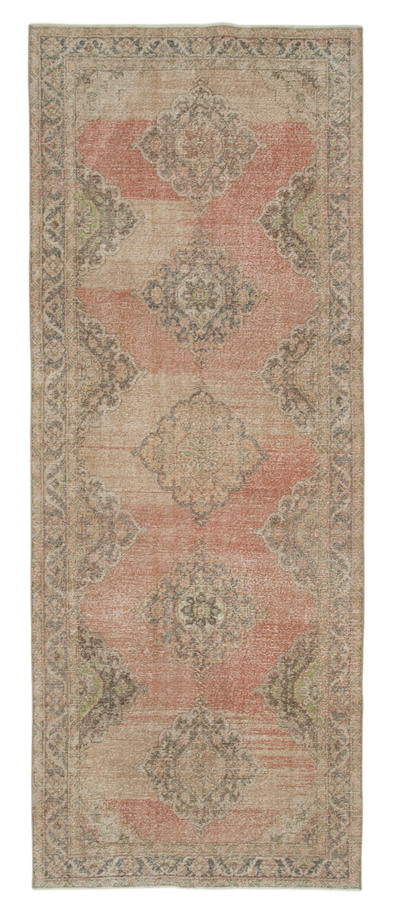 4' 9'' x 12' 5'' Turkish Hand-Knotted Runner Rug