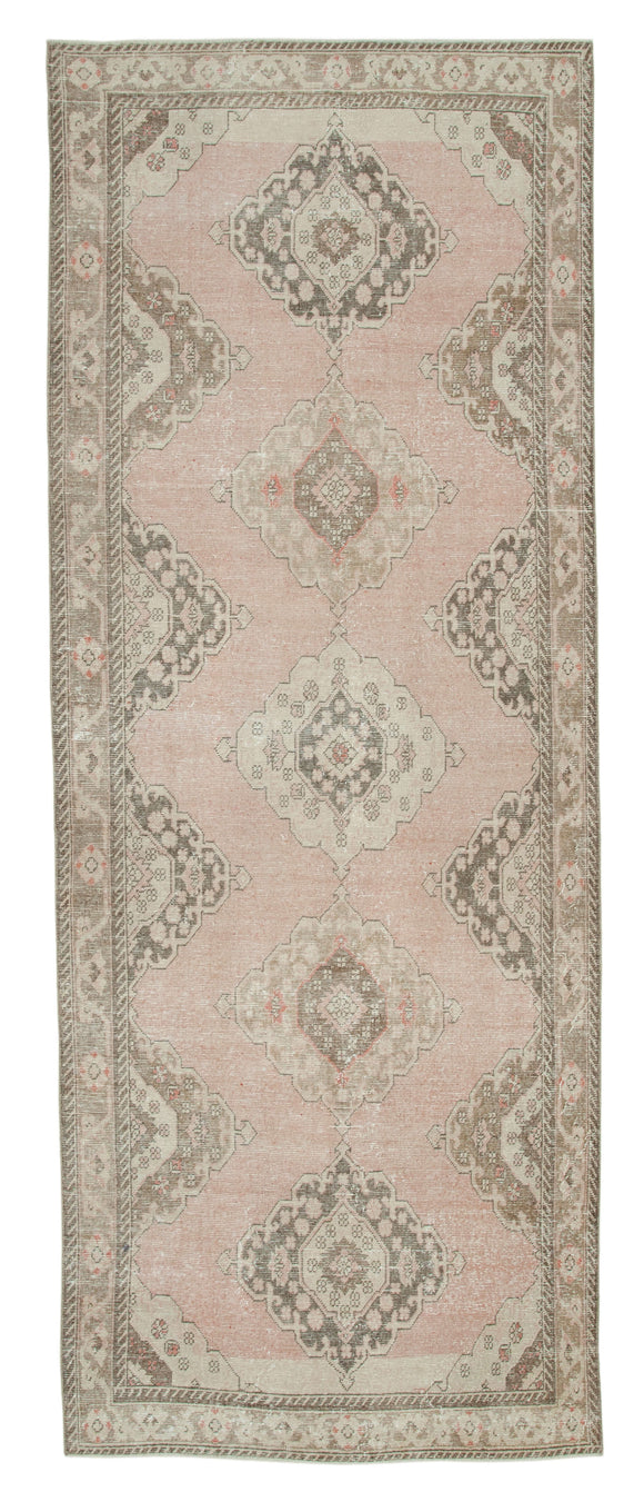 4' 11'' x 12' 7'' Turkish Hand-Knotted Runner Rug
