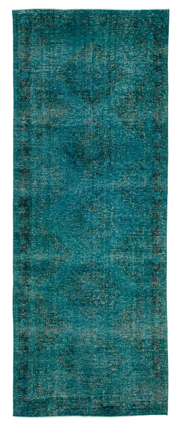 4' 8'' x 12' 2'' Turkish Hand-Knotted Runner Rug
