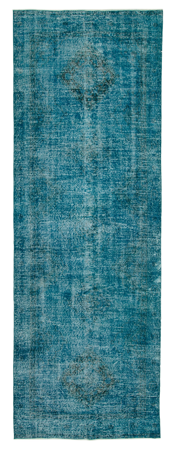4' 4'' x 12' 2'' Turkish Hand-Knotted Runner Rug