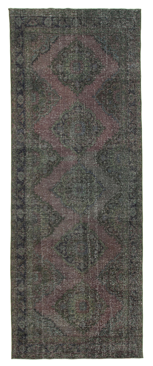 4' 7'' x 12' 4'' Turkish Hand-Knotted Runner Rug