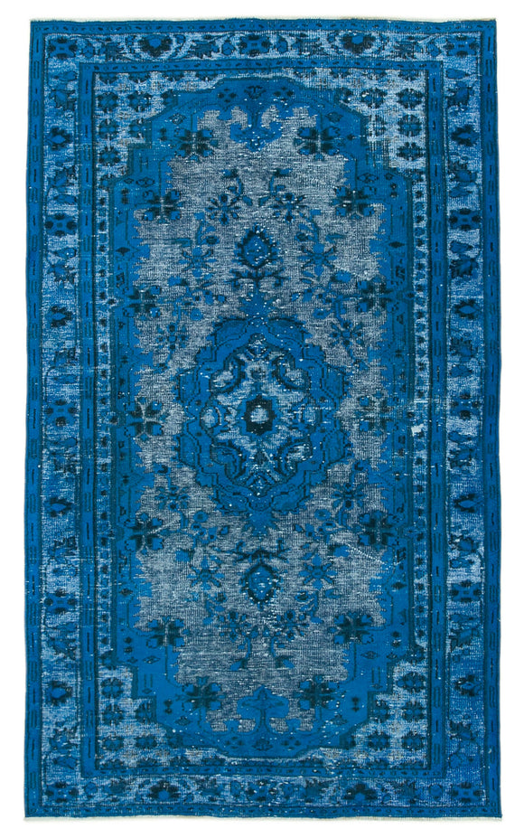 5' 8'' x 9' 6'' Turkish Hand Carved Rug