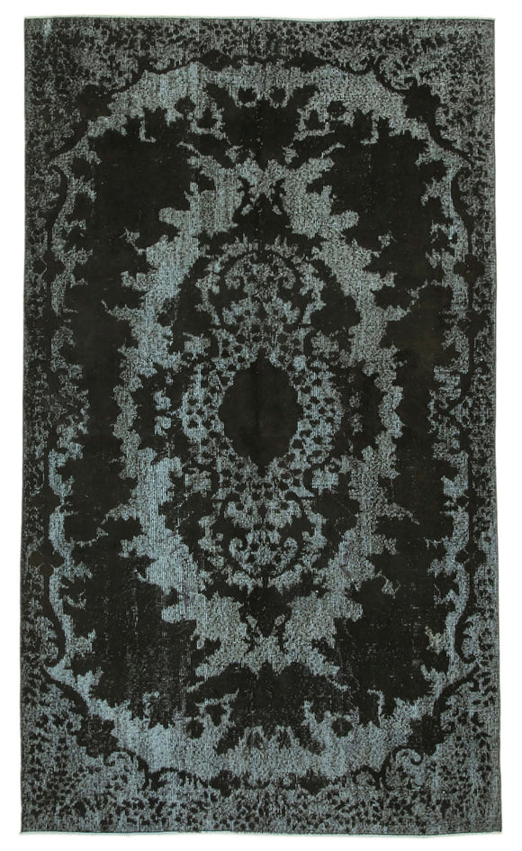 5' 2'' x 8' 10'' Turkish Hand Carved Rug