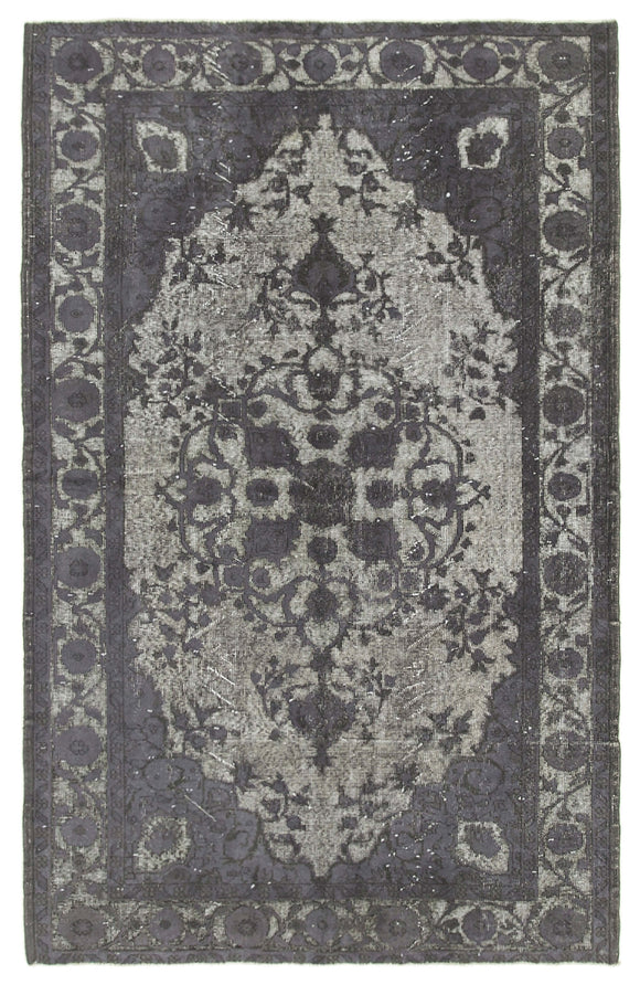 5' 8'' x 8' 10'' Turkish Hand Carved Rug