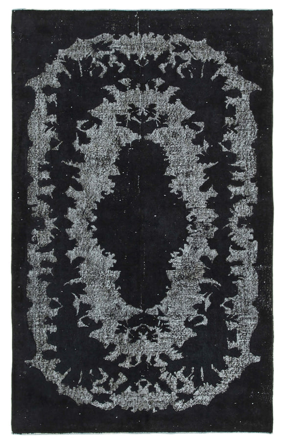 5' 7'' x 9' 1'' Turkish Hand Carved Rug