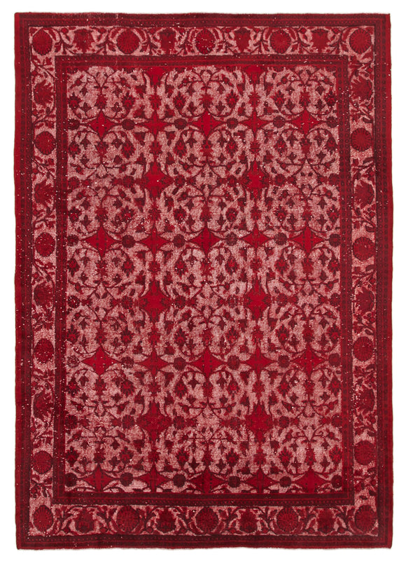 7' 1'' x 10' 2'' Turkish Hand Carved Rug