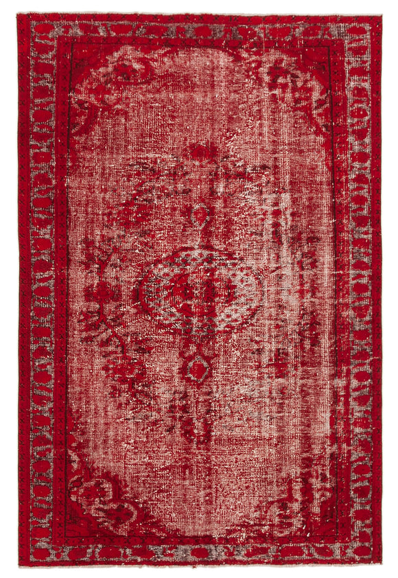 5' 10'' x 8' 10'' Turkish Hand Carved Rug
