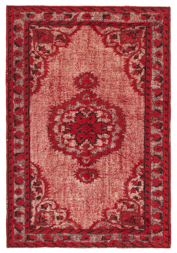 5' 2'' x 7' 9'' Turkish Hand Carved Rug