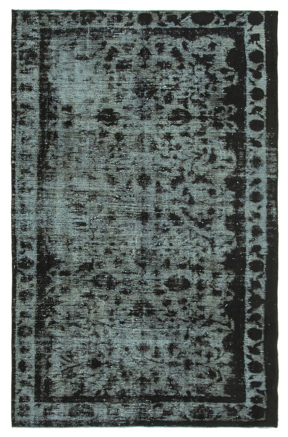 5' 10'' x 9' 1'' Turkish Hand Carved Rug