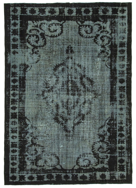 7' x 10' 2'' Turkish Hand Carved Rug