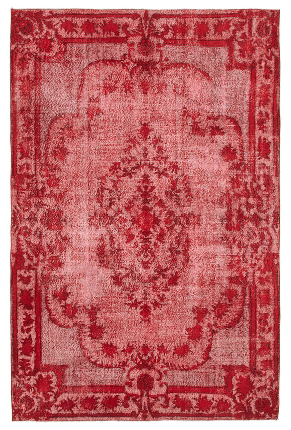 6' 8'' x 10' 2'' Turkish Hand Carved Rug