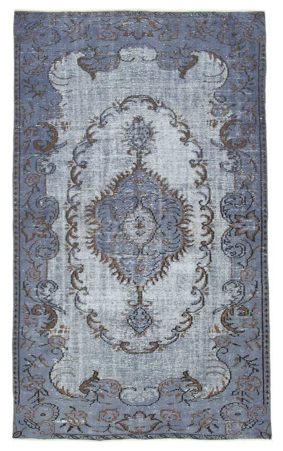 5' 3'' x 8' 9'' Turkish Hand Carved Rug