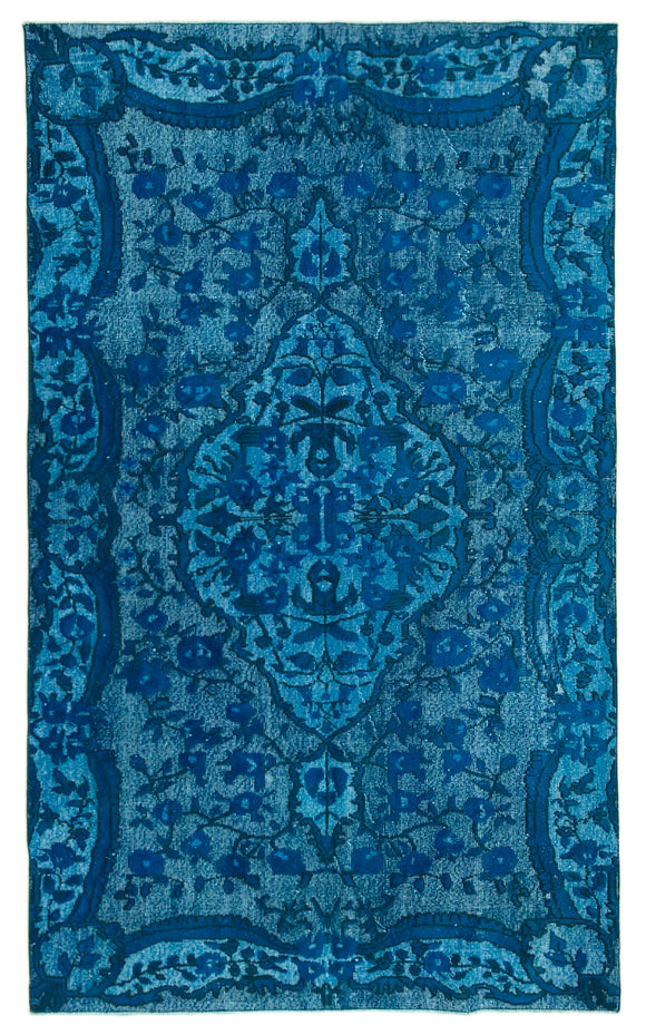 5' 3'' x 8' 6'' Turkish Hand Carved Rug