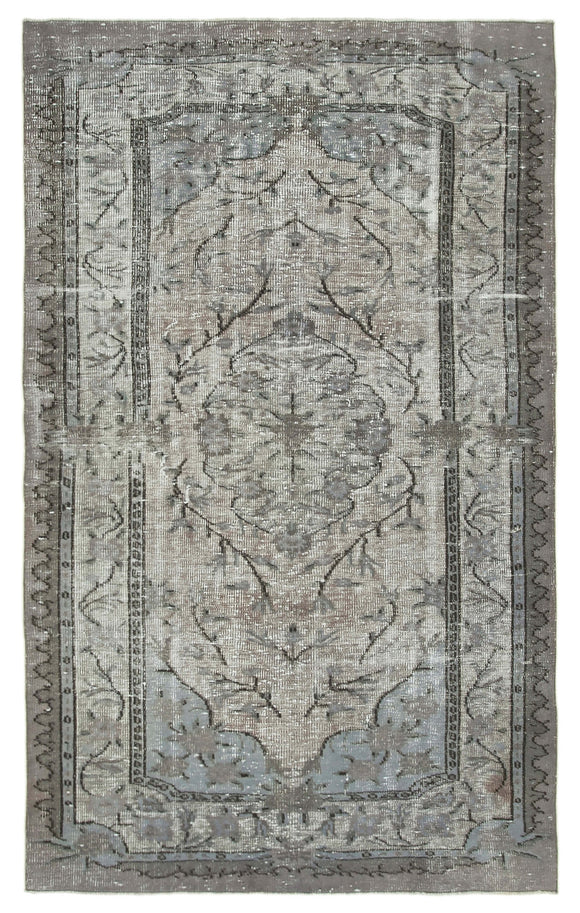 5' 8'' x 9' 3'' Turkish Hand Carved Rug