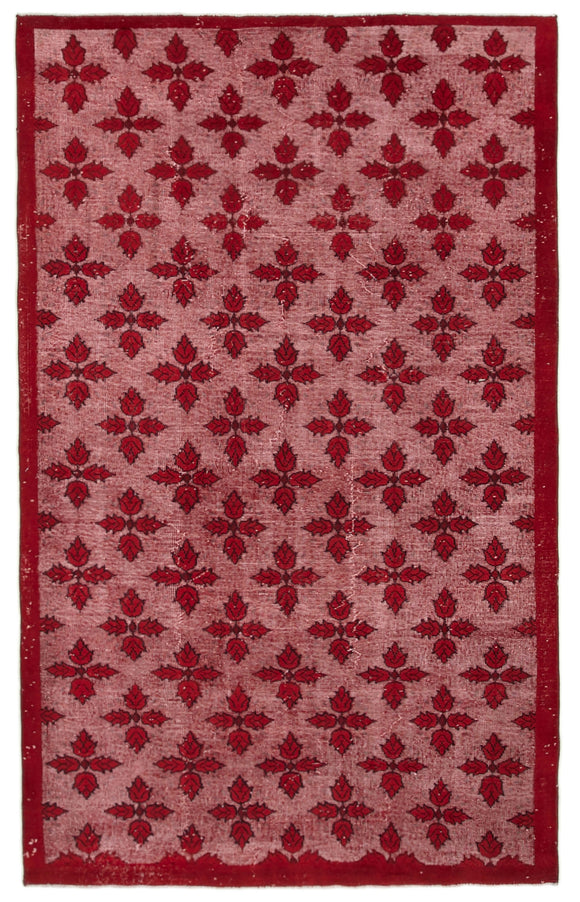 5' 11'' x 9' 2'' Turkish Hand Carved Rug