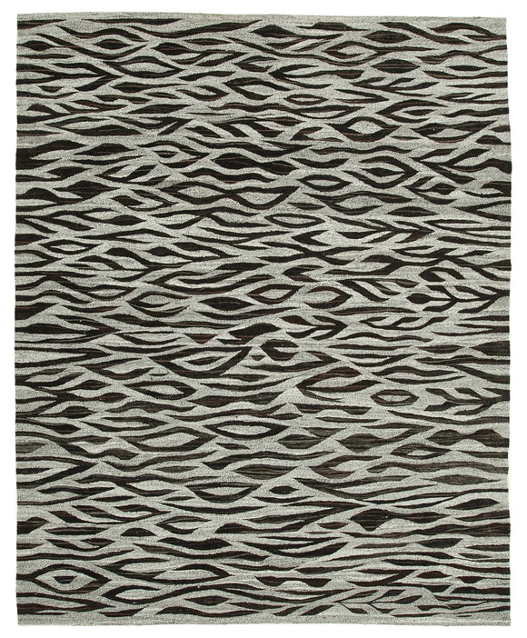 8' 2'' x 10' 1'' Handwoven Turkish Kilim Rug