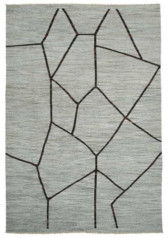 9' 10'' x 14' 8'' Handwoven Turkish Kilim Rug