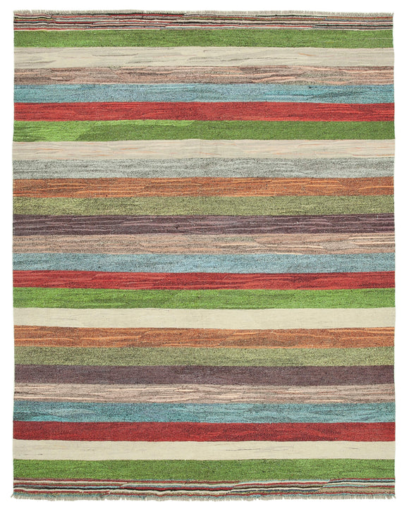 8' 6'' x 10' 10'' Handwoven Turkish Kilim Rug