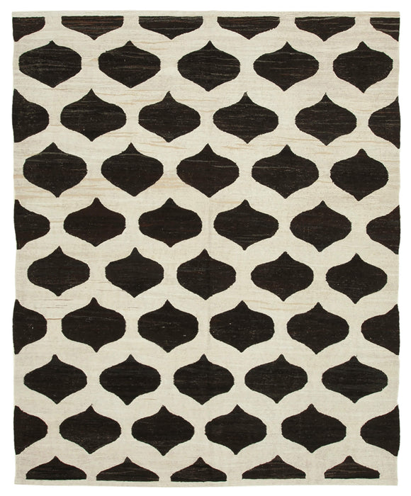 8' 2'' x 10' 2'' Handwoven Turkish Kilim Rug