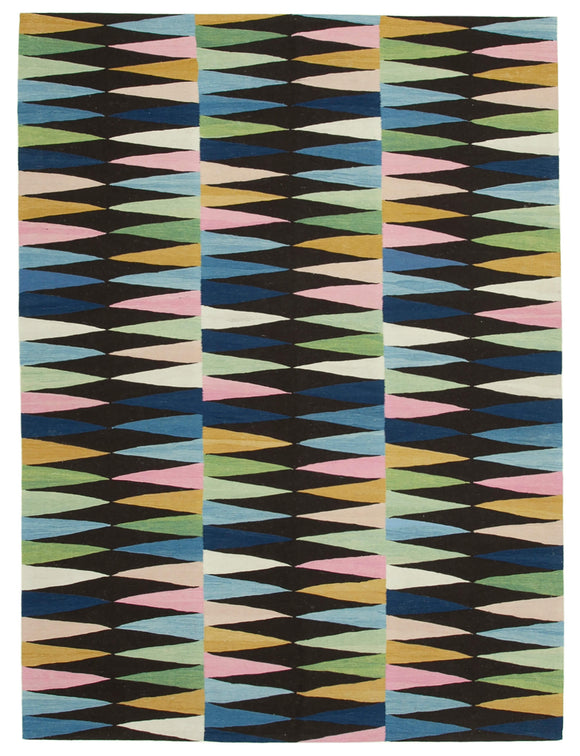 7' 7'' x 10' 4'' Handwoven Turkish Kilim Rug