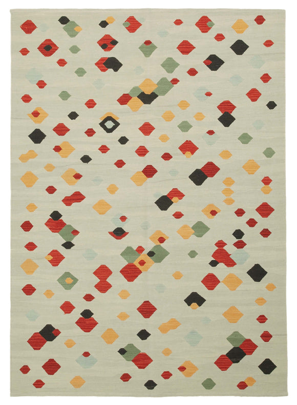 5' 9'' x 8' 1'' Handwoven Turkish Kilim Rug