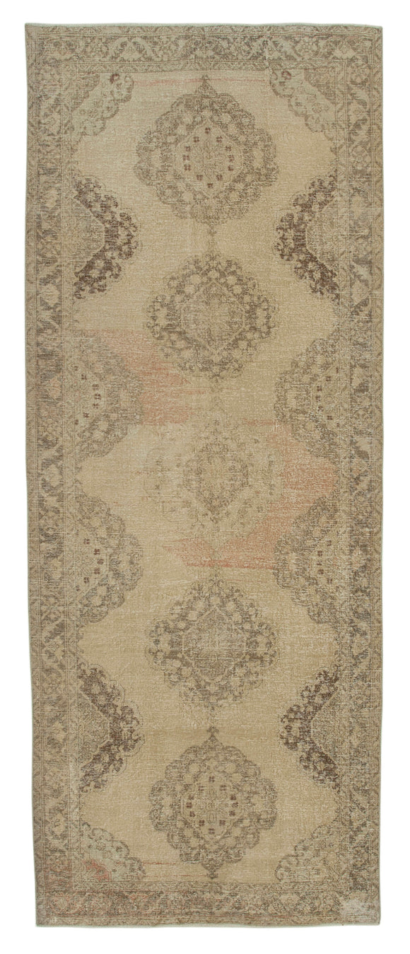 5' x 12' 9'' Turkish Hand-Knotted Runner Rug