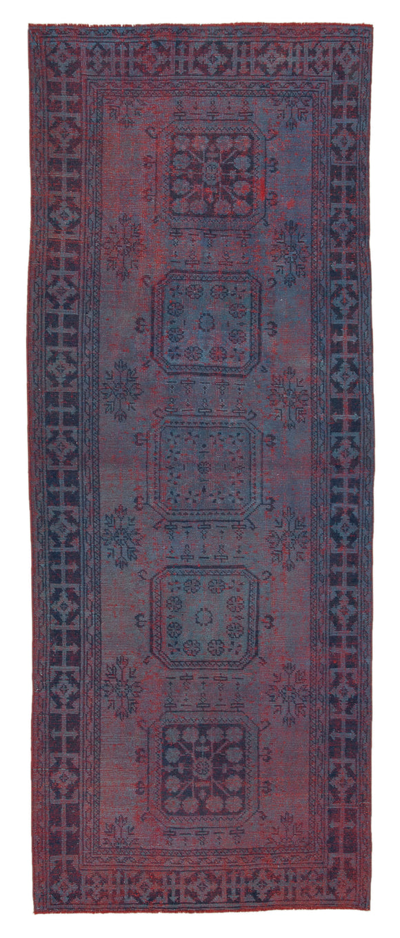 4' 6'' x 11' 2'' Turkish Hand-Knotted Runner Rug