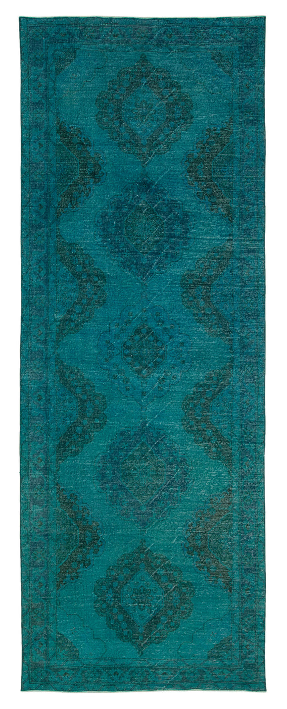 4' 8'' x 12' 10'' Turkish Hand-Knotted Runner Rug